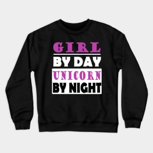 Girls Ugly Funny Unicorn Gift Pups Saying Crewneck Sweatshirt